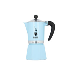 Bialetti Moka Rainbow - mutteripannu, 6 kuppia (vaaleansininen)